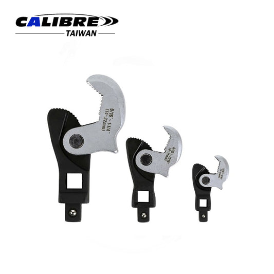 3pc Spring Loaded Auto Adjusting Crowfoot Wrench Set