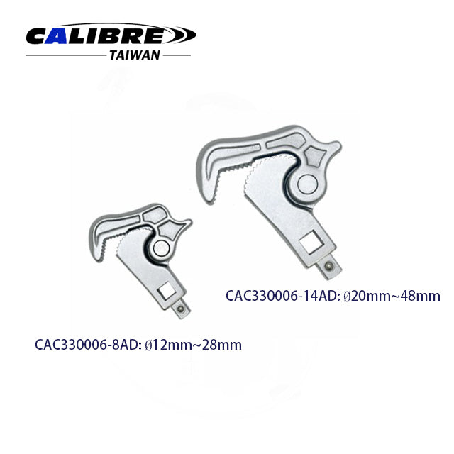 CAC330006 CALIBRE Spring Loaded Crowfoot Wrench & Adapter