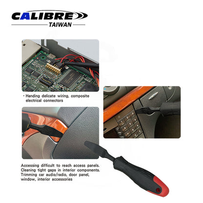 prevents scratches while prying