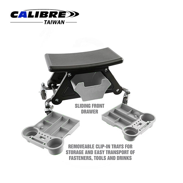 4 Wheel Tool Cart / Drawer & 2 x Side Tool Tray