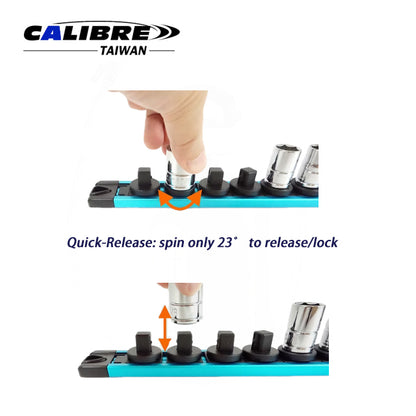 Aluminum Rail and Plastic Socket Holder