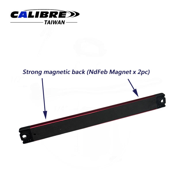 CAC550001 TAIWAN CALIBRE Aluminum Rail with Bend Lock Plastic Socket Holders