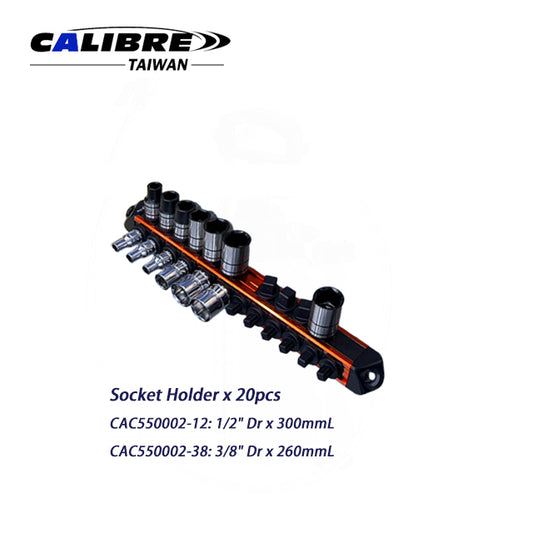 Triangular Rail Plastic Socket Holders