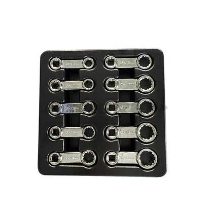 10pc 12T 3/8" Dr Anti-Shedding Wrenches