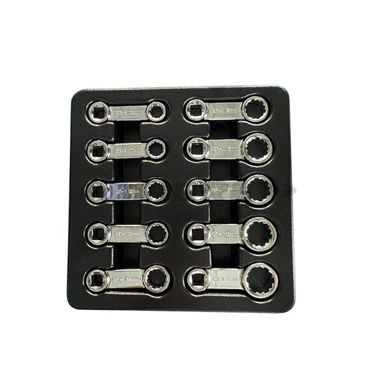 10pc 12T 3/8" Dr Anti-Shedding Wrenches