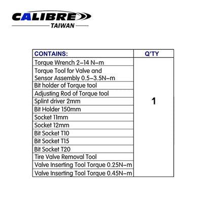 TPMS Tool Assortment