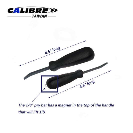 1/8" and 3/16" square shaft Pocket Pry Bars