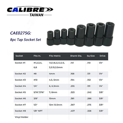 CAE0275 TAIWAN CALIBRE Tap Socket Set