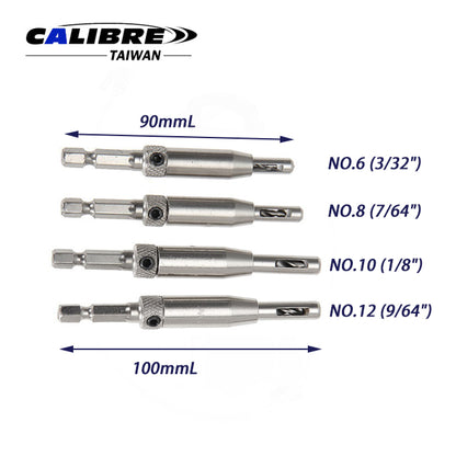 Self-Countering Drill Bit Guide