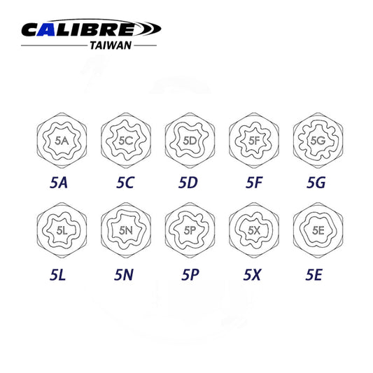 12pc Special Wheel Nut Socket Set