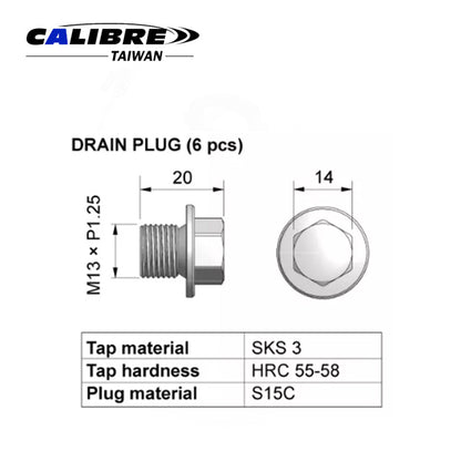 Oil Drain Repair Kit For M13 x 1.25P