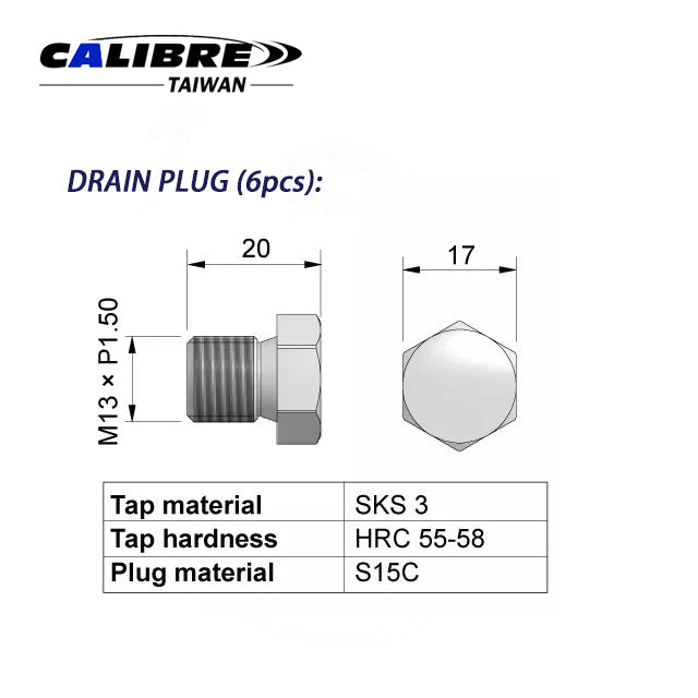 (M13x1.5P) Oil Drain Repair Kit