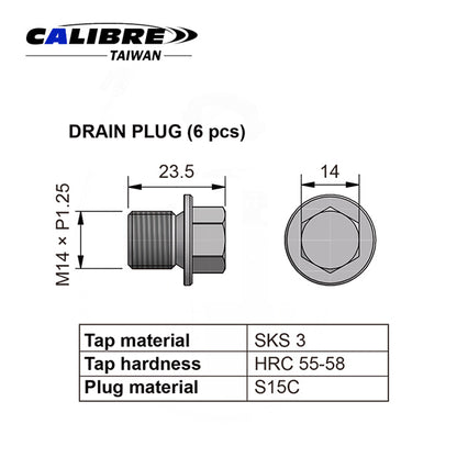 Oil Drain Plug Repair Kit For M14 × 1.25P