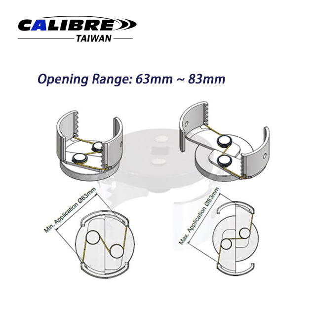 63-83mm Universal Oil Filter Wrench