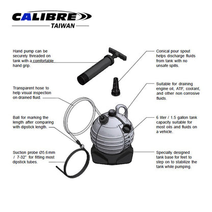 6 Liter Fluid Extractor Set