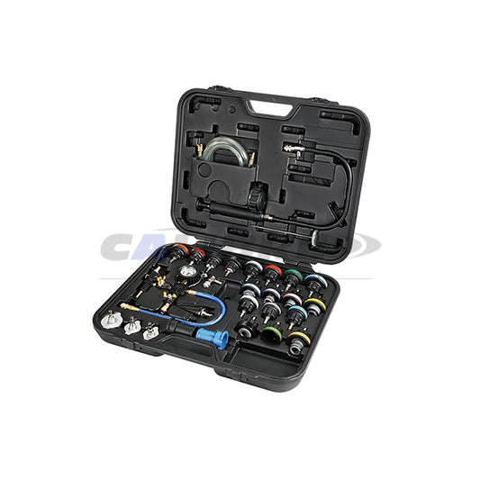 31pc Cooling System Leakage Tester and Vacuum-Type Coolant Refilling Kit