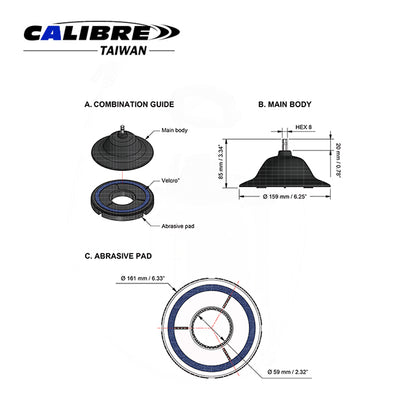 Wheel Hub Grinder Set