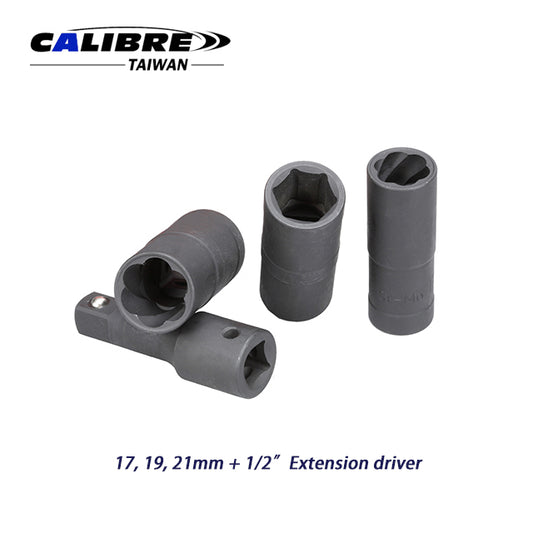 4pc 1/2” Dr. Twist Socket