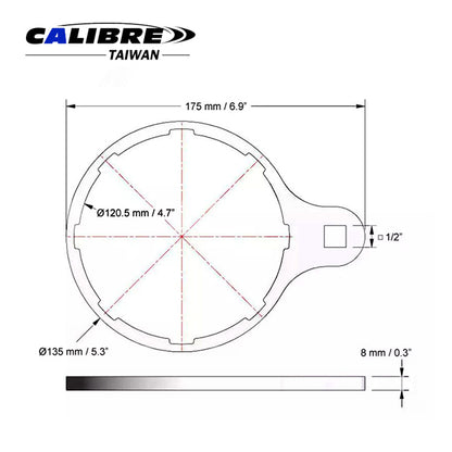 Isuzu Fuel Filter Wrench