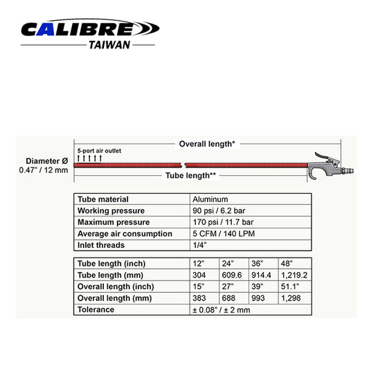 Tube-Type Cleaner With Air
