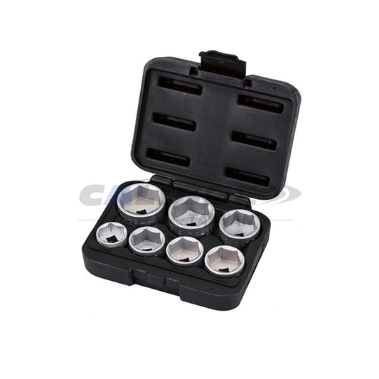 CAK0128 CALIBRE 7pc 3/8” Hex Oil Filter Wrench Set