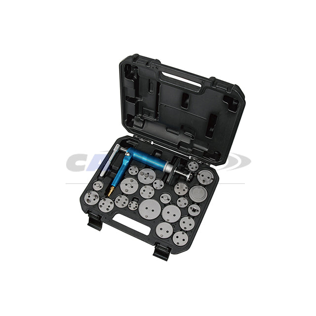 23pc Pneumatic Brake Caliper Tool for Winding Back Brake Piston Brake Pad Changing Tool Set