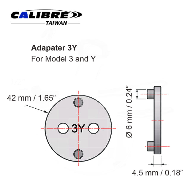 CAK0147T TAIWAN CALIBRE Air Powered Brake Caliper Wind Back Tool for Tesla Models