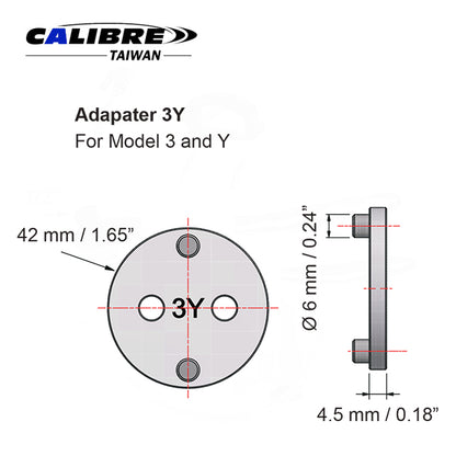CAK0147T TAIWAN CALIBRE Air Powered Brake Caliper Wind Back Tool for Tesla Models