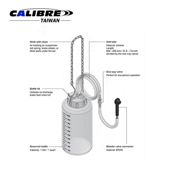 Brake Fluid Reservoir Bottle
