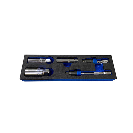 Spark Plug Socket Set with 3/8" Dr Quick Release Swivel Extension Bar