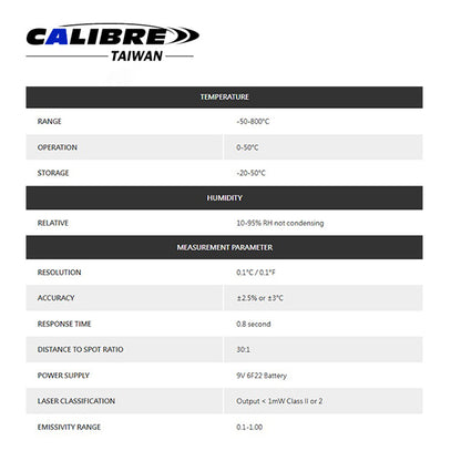 Infrared Thermometer -50-800℃