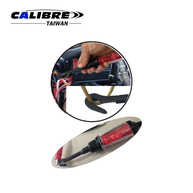 Digital Display Circuit Tester with Wire Hook