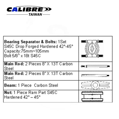 Multi-Hydraulic Gear Puller Set